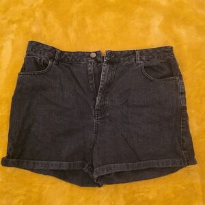 ASOS Black Denim Jean Shorts